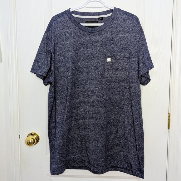 G-Star Other - G-Star Heathered Navy Short Sleeve Tee